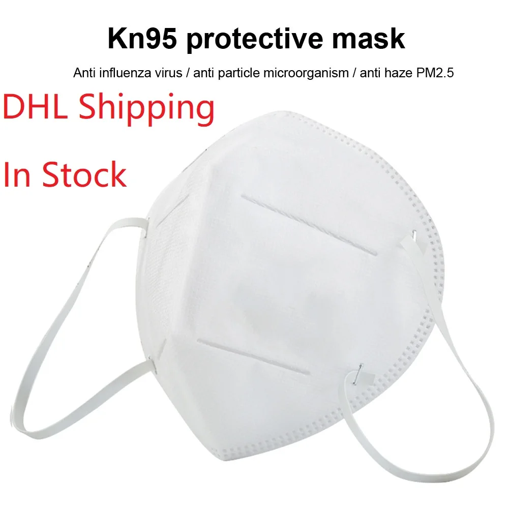 

Face Mask KN95 Anti Influenza Anti-fog Mouth Mask Kn95 95% Same Protective as KF94 FFP2 DHL Free Shipping Breathing Safety Mask