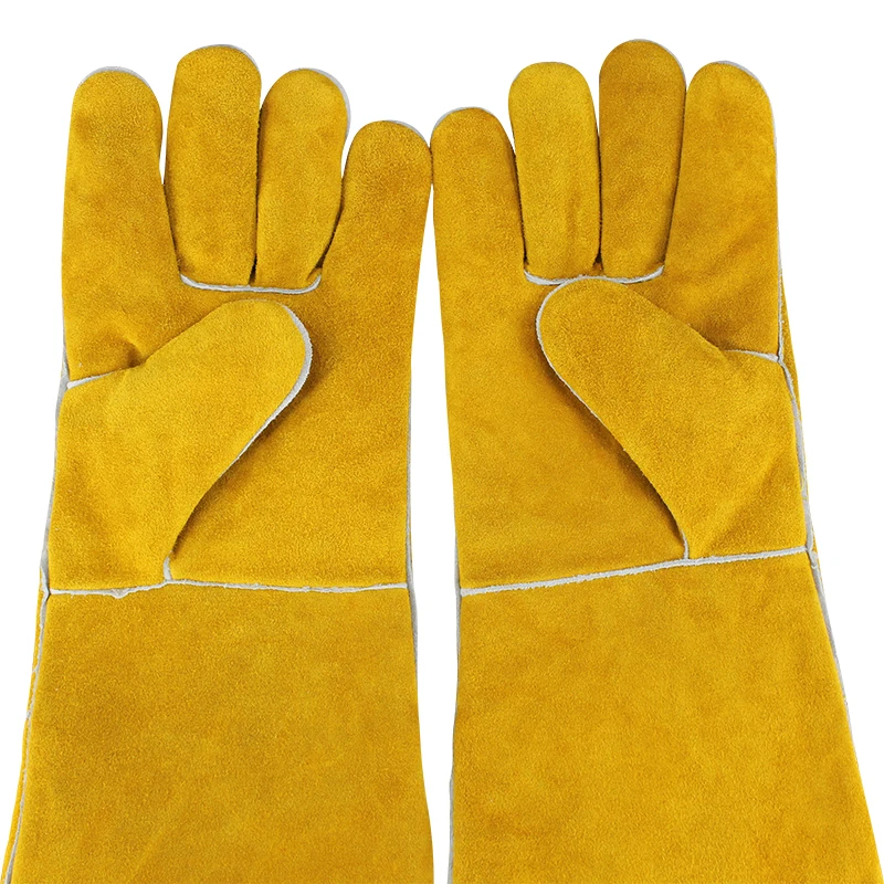 

Heavy Duty Long Welding Gloves with Double Palm
