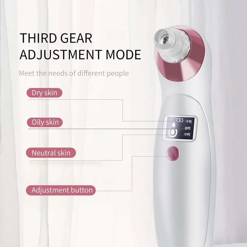 Blackhead Remover Face Deep Pore Cleaner Acne Pimple Removal Vacuum Suction Facial SPA Diamond Beauty Care Tool Skin Care vip