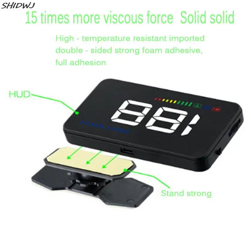 Universal Car HUD Head Up Display Bracket Phone Holder Flexible Rotation Holder - Work for HUD Mobile Phone GPS Navigator E-Dog