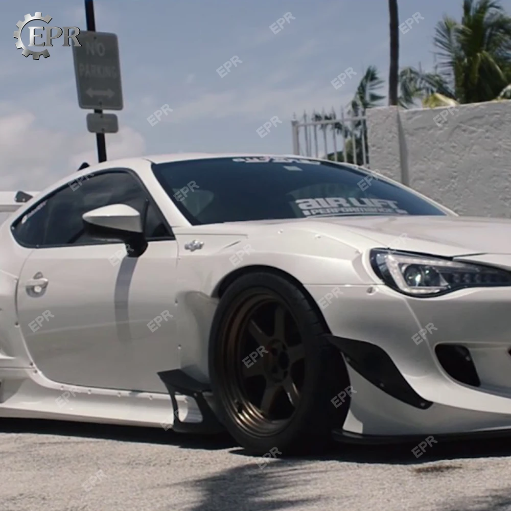 FRP Canard для BRZ FT86 GT86 FRS Rocket Bunny Ver 3 стекла/углеродного волокна Боковая юбка Canard Body Kit тюнинг отделка для BR-Z гонок