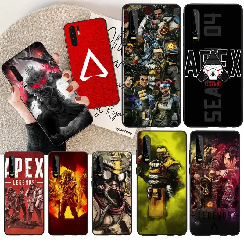 CUTEWANAN Shooting game Apex Legends Soft black Phone Case for Huawei Honor 20 10 9 8 8x 8c 9x 7c 7a Lite view pro | Мобильные