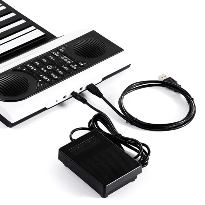  Vvave 61/81 KeysSound Floating Hand Roll Portable Roll-Up Electronic Piano 128 Rhythm 140 Sound