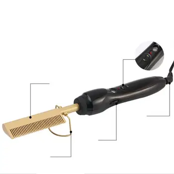 

Electric hair curler wet and dry hair curler household volume straight multi-function bangs electric coil comb EU/US plug