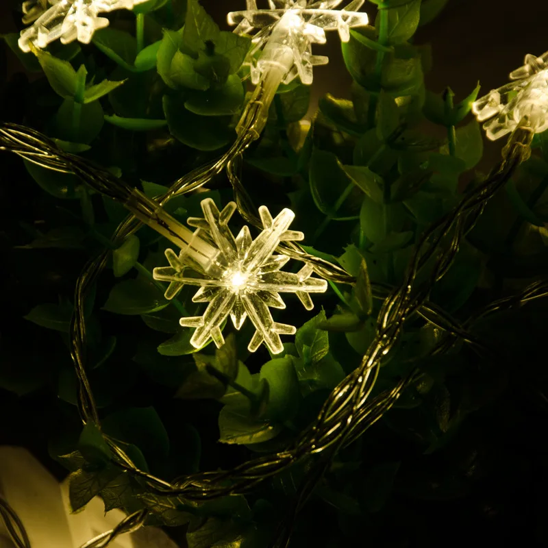 

LED Color Lighting Chain Manufacturers Wholesale Flower Arrangement Snowflake Lighting Chain Bar Birthday Stage Stars Decoration