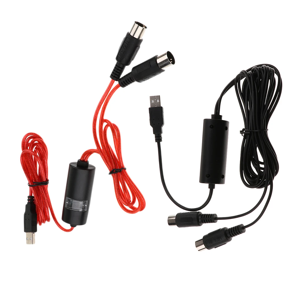 Прочный USB Средний кабель струна аудио кабель для электронного пианино электронный барабан