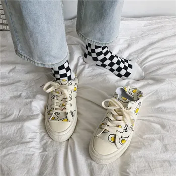 

Casual Shoes Trainers Walking Skateboard Flats Tennis Chaussure Femmes New Fashion Sneakers Women Canvas Shoes Ladies U12-38