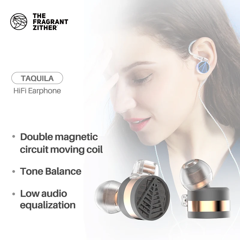 Внутриканальные Hi Fi наушники TFZ/teквила1 с монитором из металла аудиофиляция