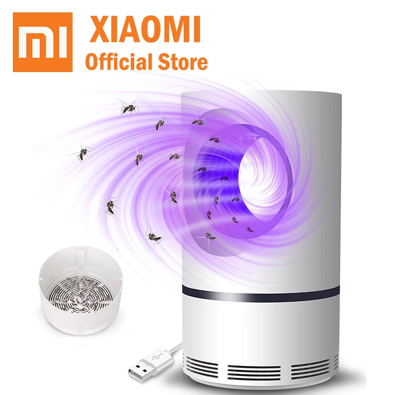 Xiaomi mijia фиолетовый вихревой Электрический комаров убийца светодиодный лампы Летающая ловушка для насекомых свет анти средство от насекомых, комаров убийца