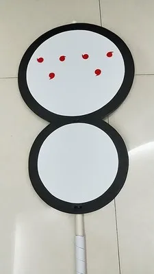Героя аниме «Наруто Ураганные Хроники madara Uchiha Gunbai Косплэй Реплика оружие Опора декор для Хэллоуина, вечеринки оружие для косплея