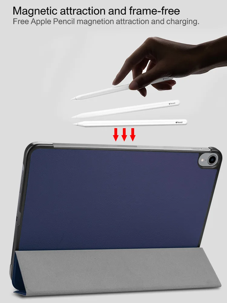 Чехол Funda для iPad Pro 11, чехол для Apple iPad 11 дюймов, A80, Магнитный чехол для планшета+ Защитная пленка для экрана