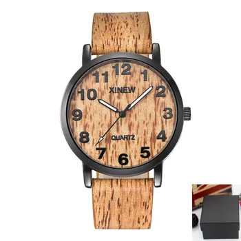 

Latest Brand Watches Mens Fashion Casual Simple Leather Quartz Watch Unique Bark Vintage Designer Watches Relogios Masculinos