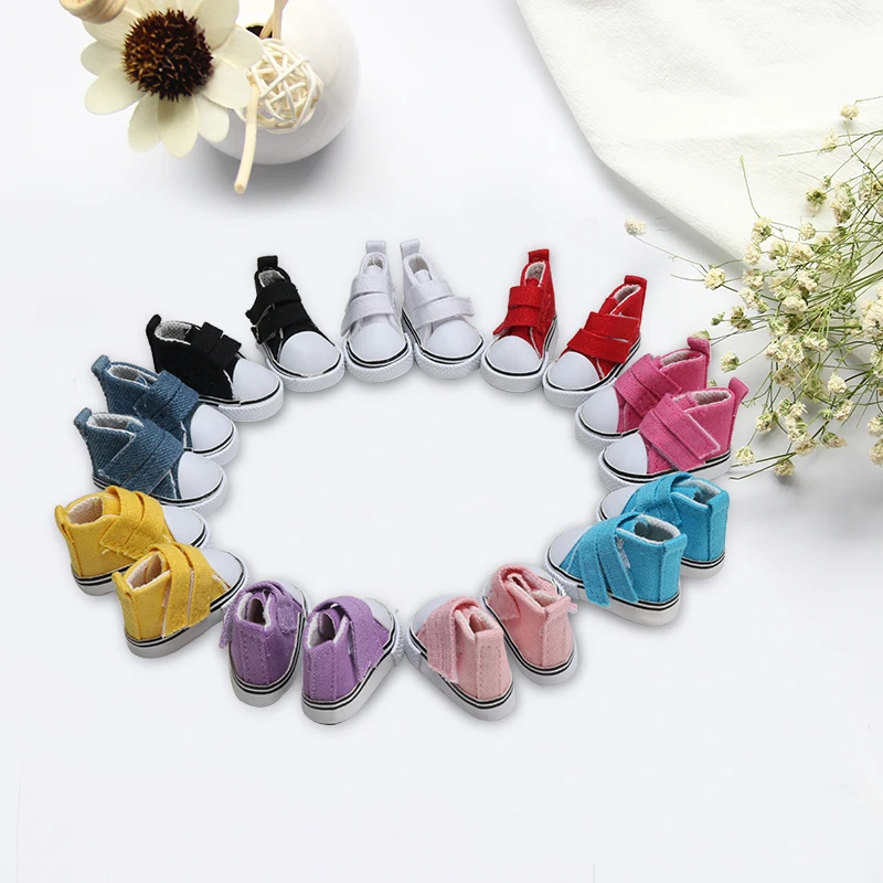 1 Pair 5cm Doll Canvas Shoes Seakers Doll Toy Footwear Sports Tennis Shoes Children Gift Toys 1 Pair 5cm Doll Canvas Shoes Seakers Doll Toy Footwear Sports Tennis Shoes Children Gift Toys
