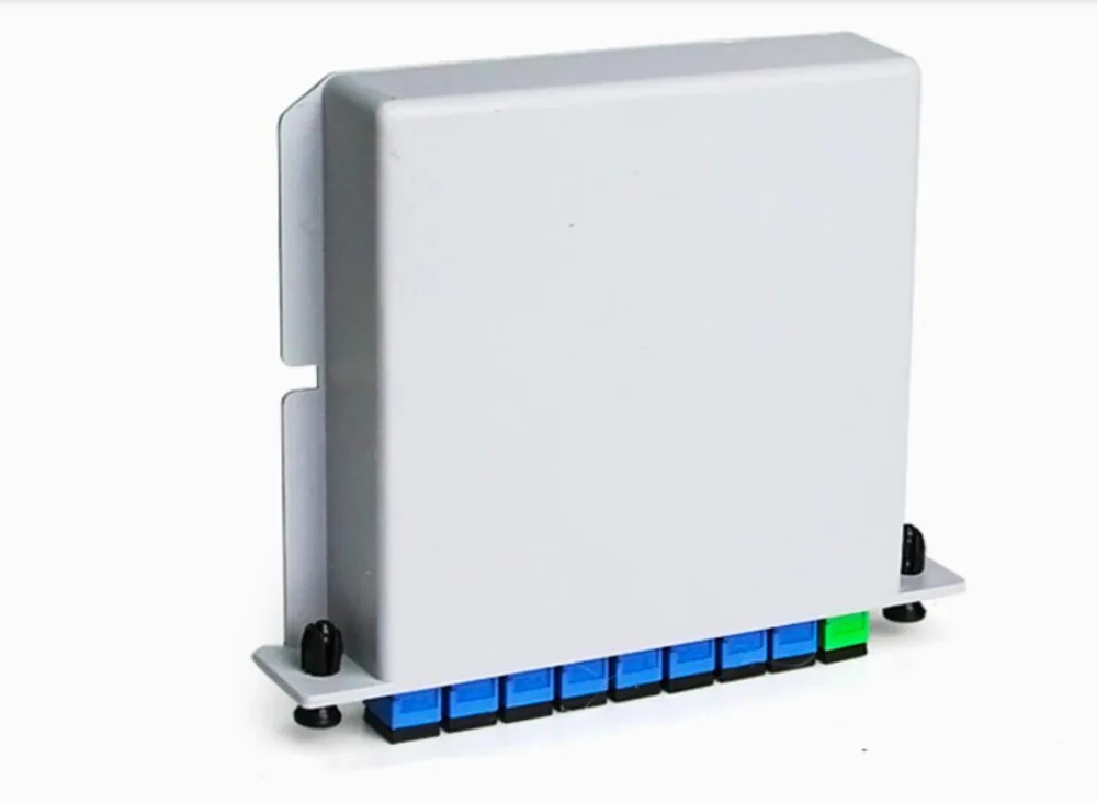 

10pcs/lot Cassette Insertion Type Fiber Optic Splitter Box 1x8 SC/UPC