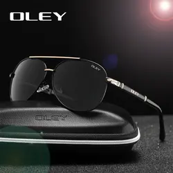 Олей бренд солнцезащитных очков Для мужчин поляризованные моды классические Пилот солнцезащитные очки Рыбалка вождения очки Оттенки для