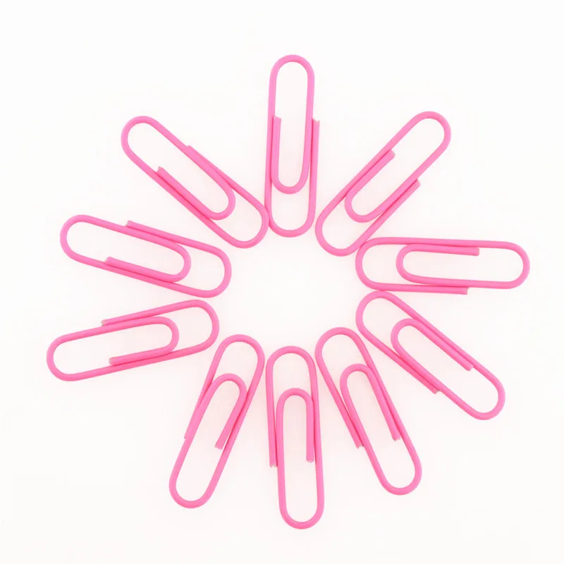 Paper Clips 28/33/50mm Size Accessories Paper Clips Notebook Memo Pad Student Office Supplies Stationary