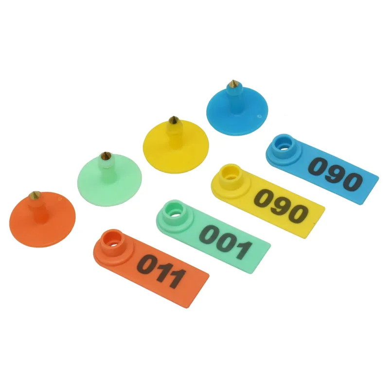 Állatellátók Digitális 1-500 Juh Fülcímke Lézer Típusú Rézfejű Fülbevalók Farm Állati Állatok Állattenyésztése 500Pcs - Image 2