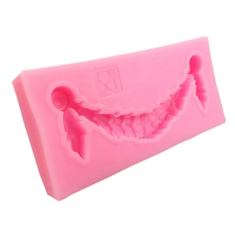 Lace Shape Silicone Mold Cake Decorating Tools Baking Tools For Fondant Candy Cakes Accessories And Wedding Tools