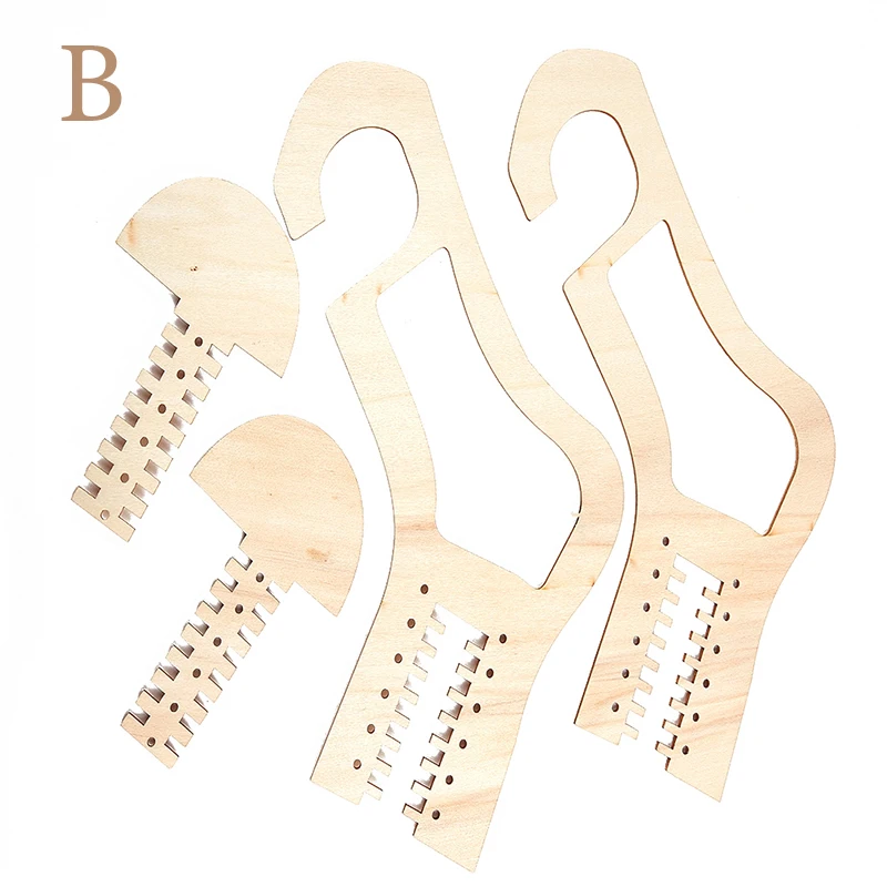 2 Pcs Wooden Sock Blocker Stretchers Stocking Display Handmade Hand Knitting Mold Tool Weave Yarn Handicrafts Gift For Knitters 
