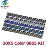 100pcs=5colors x 20pcs 5730/5050 /1210 /1206 /0805 /0603 LED Diode Assortment SMD LED Diode Kit Green RED White Blue Yellow 5630 ► Photo 2/6