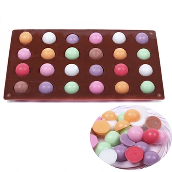 

24 Cavities Large Hemisphere Chocolate Silicone Baking Mold Cake Dome Mould Tray