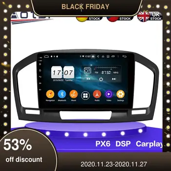 

For Opel Insignia Android 10 PX6 Car Multimedia DVD Player for Regal 4G+64GB Auto GPS Navigation Stereo radio DSP Carplay WIFI