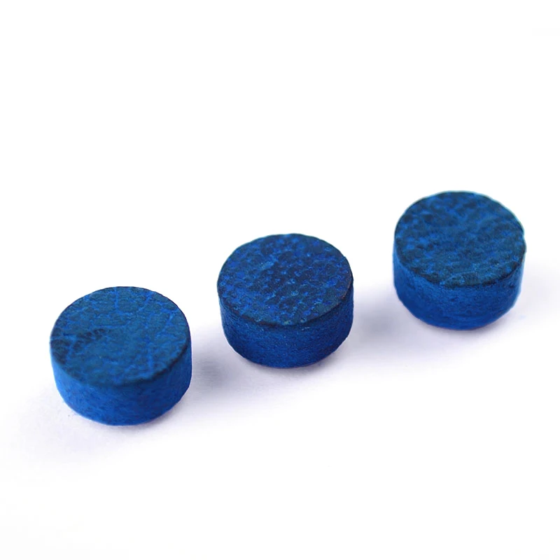 Brunswick 블루 다이아몬드 큐 팁 풀 게임 & 스누커 가죽 팁 10mm/11mm/13mm (옵션) 50 개/몫