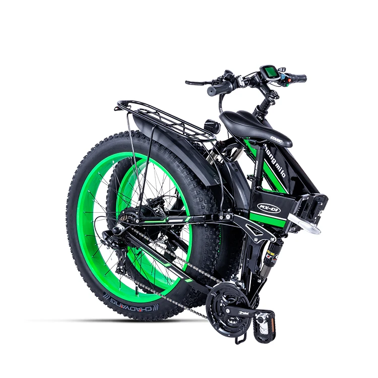 Excellent electric bicycle snow bike fat tire 26 inch Motorcycle e bike 1000w 48v electric folding bike sheng milo Mountain adult bicycle 28