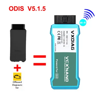 

VXDIAG VCX NANO VAS 5054A wifi OKI VAS 6154 instead of OEM tool of VAS 6154 Support latest ODIS V5.1.5 Software & Multi-language
