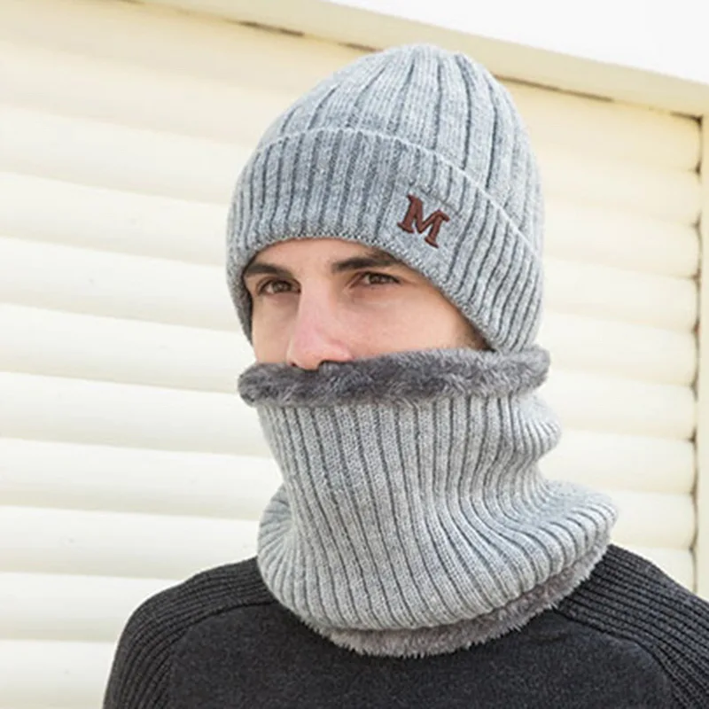 SHUJIN зимняя шапка Skullies Beanies шапка зимние шапки для мужчин и женщин шерстяной шарф шапки Балаклава маска Gorras капот вязаная шапка