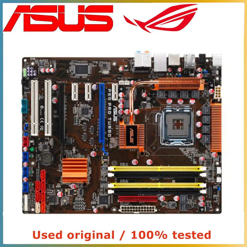 Для процессора Intel P45 LGA 775 для ASUS P5Q PRO Turbo материнская плата компьютерная розетка
