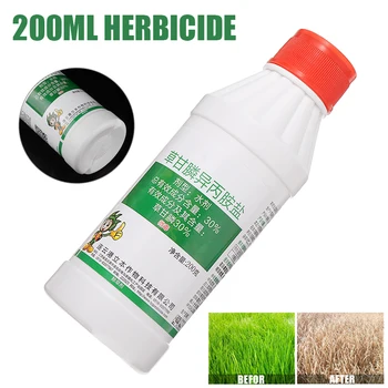 

200ml Glyphosate Weed & Grass Killer Super Concentrate Volume Herbicide Kill Grass Pesticide Directional Stem & Leaf Spray