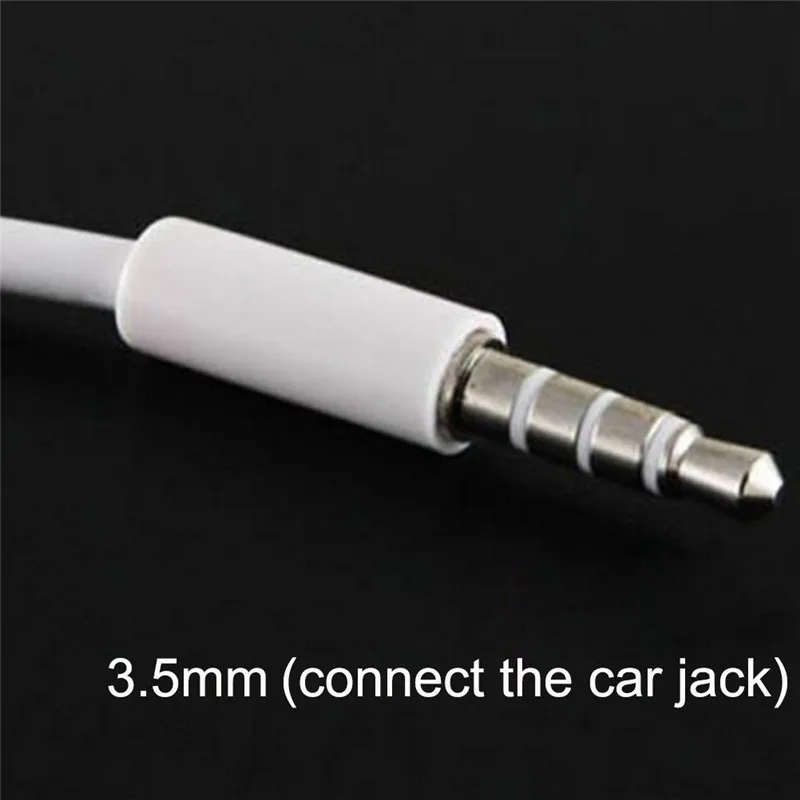 USB 2.0 Female To MP3 DC 3.5mm Male AUX Audio Plug Jack Converter Cable Cord High Anti-jamming Cars Accessories
