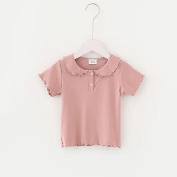 

Summer Kids Girls t shirt Tee Tops Short Sleeve Cotton Kawaii Baby Girls Tshirt Casual Children Korean Style T-shirts Clothes