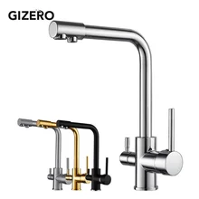 Kitchen Faucet With Tap For Drinking Water 360 Rotation Water Purification Kitchen Sink Faucet Purified Water Torneira ZR725