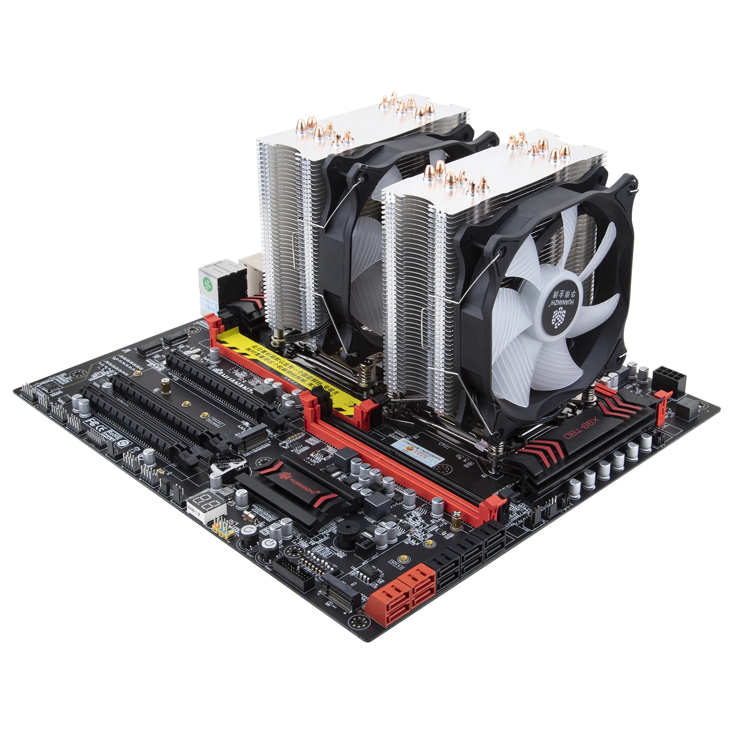 Tubo de Calor de Cobre Ventoinha de Resfriamento Dissipador de Calor Huananzhi Cooler Radiador Silencioso Ventilador Único A700 6 Led Cpu 6 High Quality Computador e Escritório