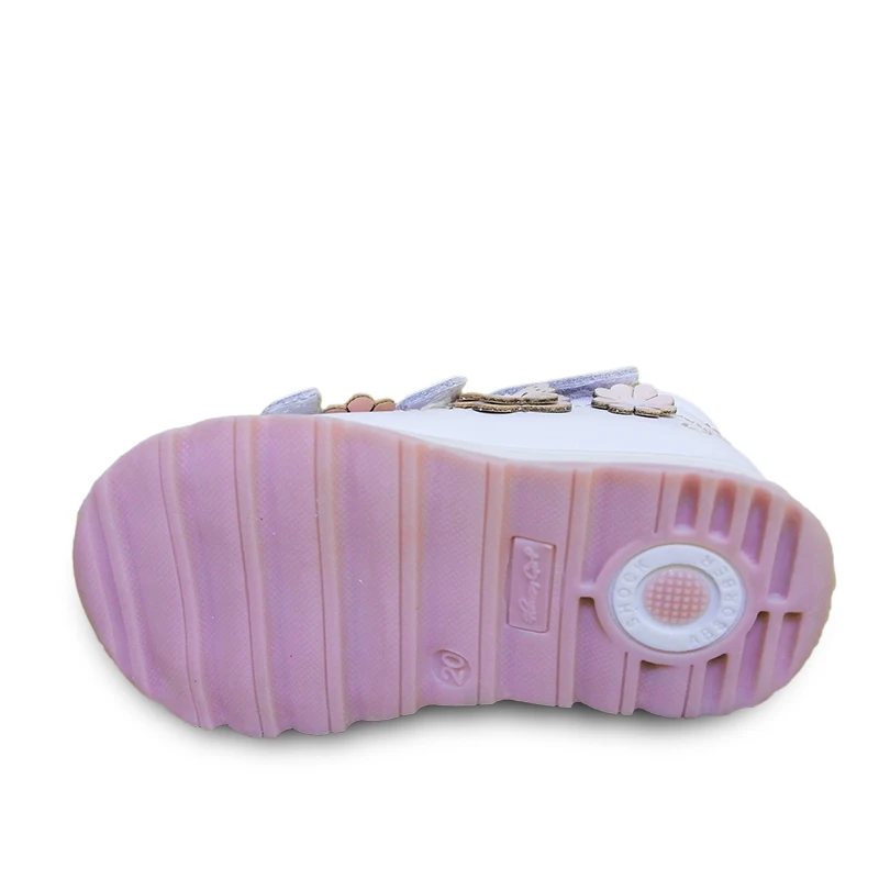 1pair girl back hard Genuine Leather Children Sandals Orthopedic,Super Quality Kids Summer Shoes