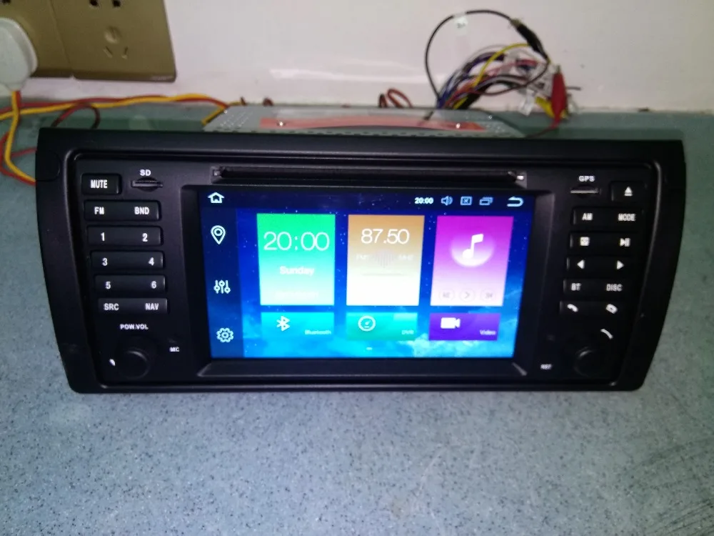 Android 10 0 8 ядер octa cor автомобильный dvd плеер для BMW E39 X5 E53 RAM 4G ROM 64G Wifi GPS Радио
