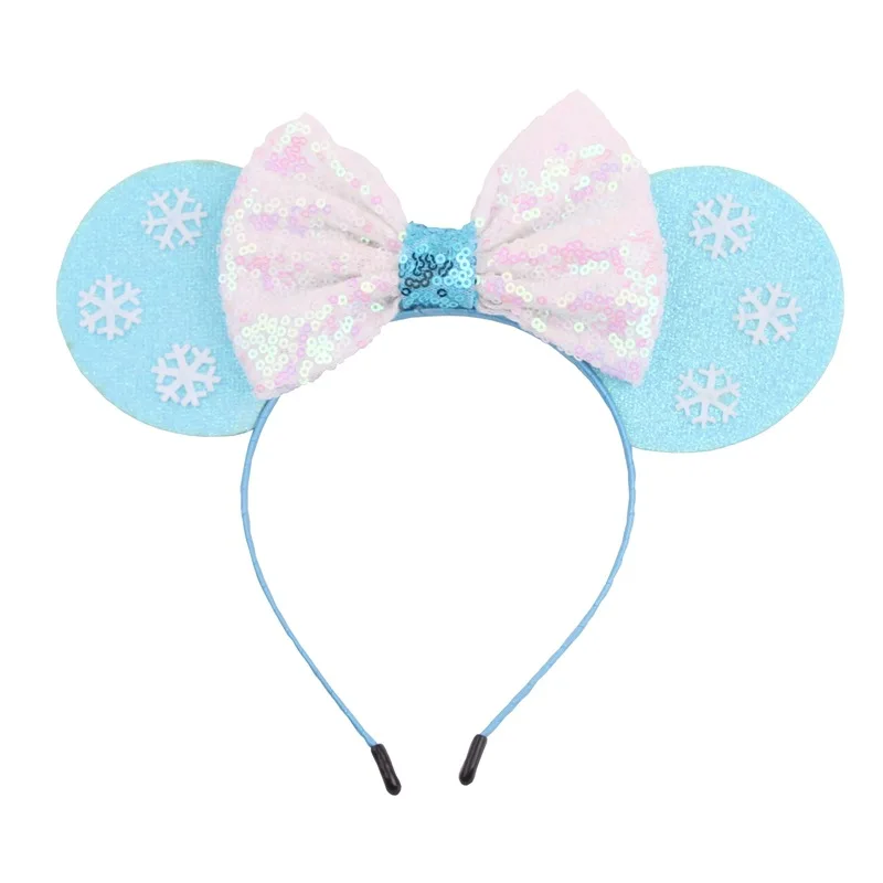 headband 8 Новая Милая мультяшная повязка на голову для девочек, банты, Микки Минни уши, аксессуары для волос, Детские Женские аксессуары для головы, вечерние головные уборы - Цвет: headband 8