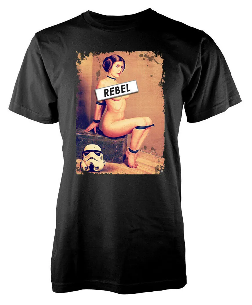 Звездные войны вдохновили Rebel принцесса Leia озорной солдат взрослая футболка