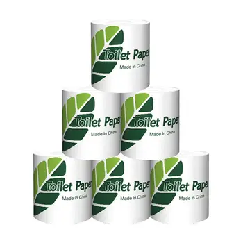 

4/6/10 Rolls White Toilet Paper 3 Ply Toilet Roll Toilet Tissue Paper Roll Skin Friendly Soft Household Toilet Paper Tissue