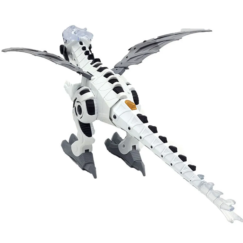 Large Spray Mechanical Dinosaurs With Wing Cartoon Electronic Walking Animal Model Dinosaurio juguete Robot Pterosaurs Kids Toys