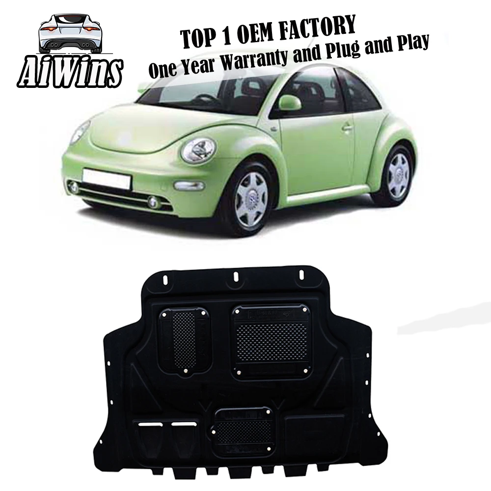 

Car styling For Volkswagen Beetle plastic steel engine guard For beetle 2014-2018 Engine skid plate fender 1pc