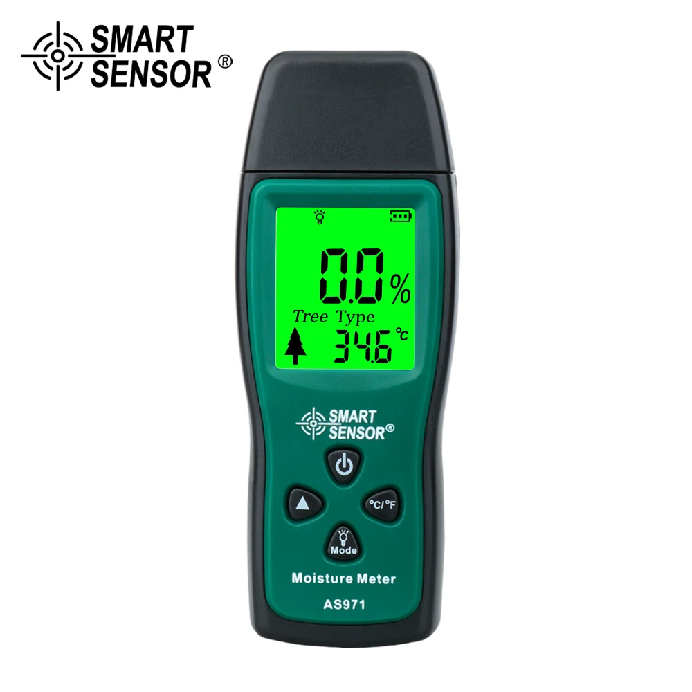 Wood Moisture Meter Humidity Tester Vochtmeter Timber Damp Lumber Detector Meter Moisture