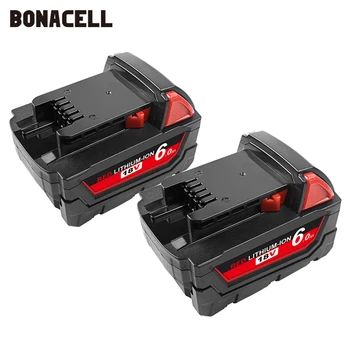 

Milwaukee 48-11-1852 M18 REDLITHIUM XC 6.0Ah Extended Capacity Battery for Milwaukee 48-11-1850 48-11-1840 Cordless Power Tools