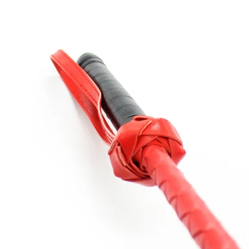 63cm Leather Bondage Sex Aid Whip BDSM Play Flogger Torture Gear Riding Crop Cane Lash Slave Spanking Paddle Sex Toys For Women 5