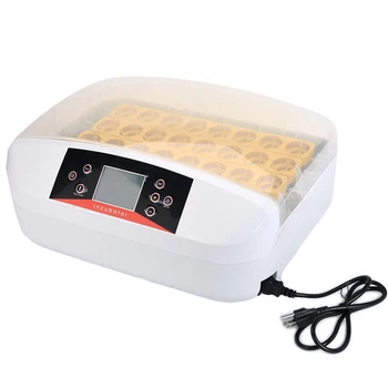 

Intelligent Full-automatic Egg Incubator Hatcher 56 Eggs Hatching Machine for Chicken Duck Transparent Plastic