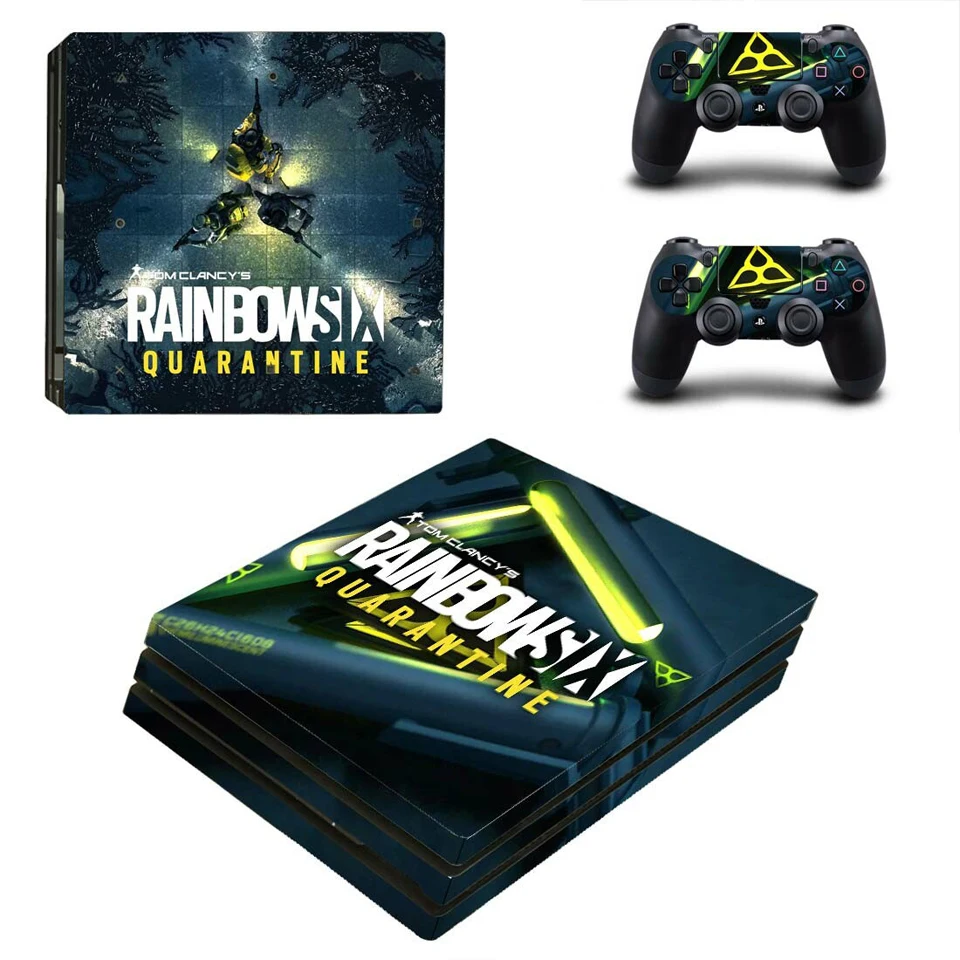 Виниловая наклейка защитная пленка для playstation 4 PS4 Pro консоль и контроллер-Tom Clancy's Rainbow Six Siege