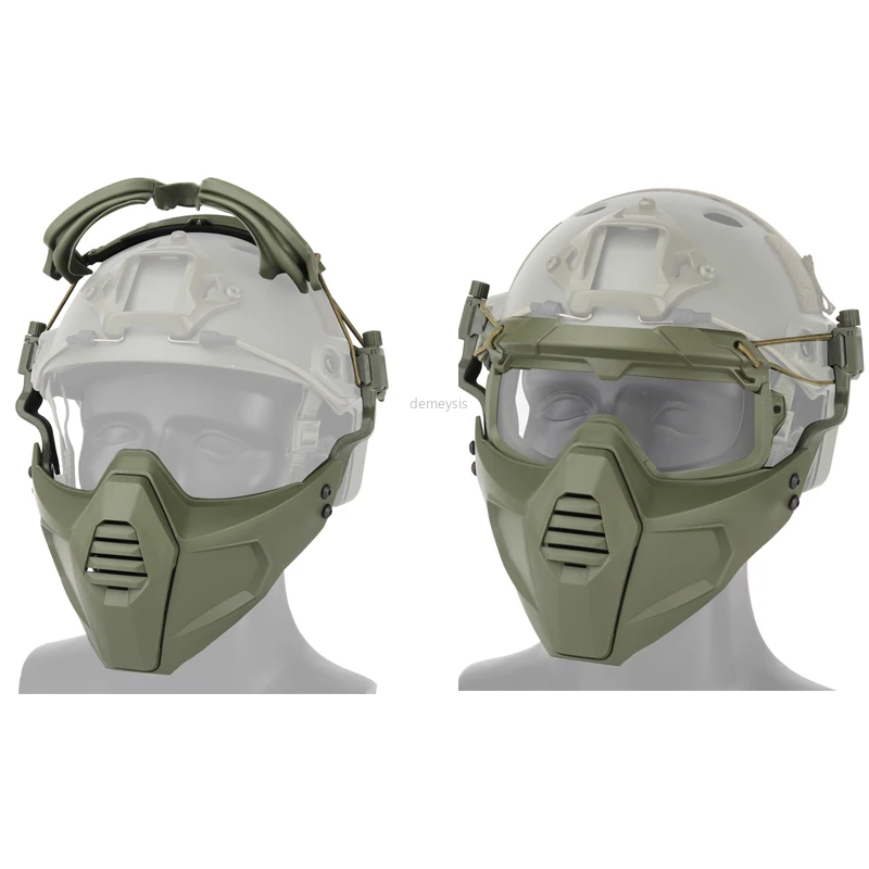 

Military Safety Tactical Masks + Goggles Airsoft Paintball Combat Mask Outdoor Hunting Protective Masks + Goggles