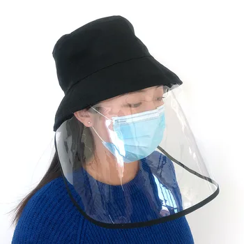 

20pcs mask 1 hat New Anti Dust Protective Face Shield reusable Face Shield Anti-Fog Dustproof Clear Covers